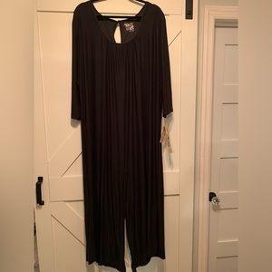 NWT Muk Luks Black Jumpsuit Size 3XL (inventory 6)